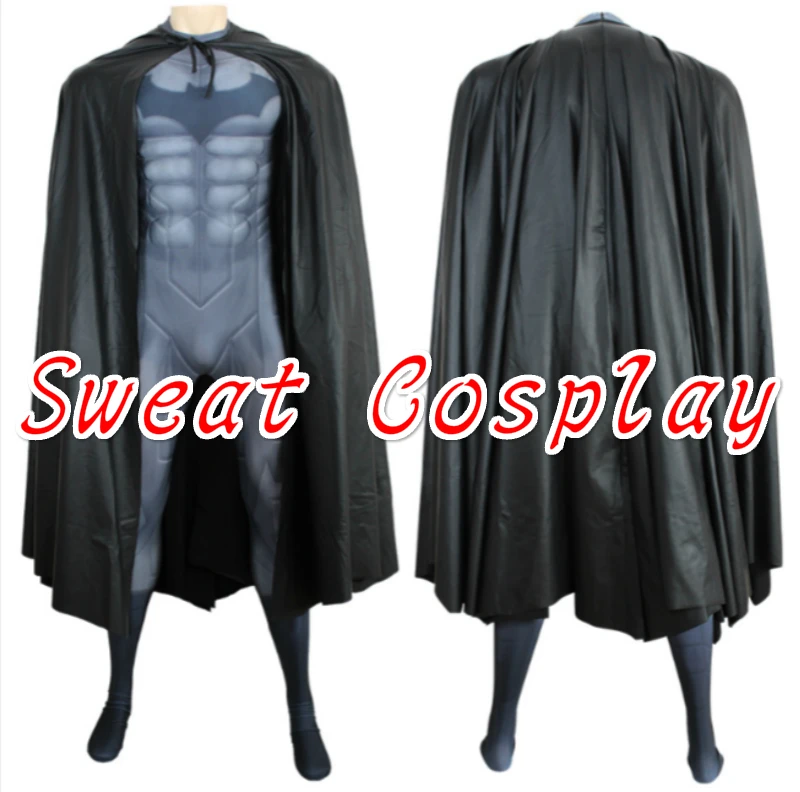 Высококачественная подкладка для мышц, костюм Бэтмена, полный комплект, костюм Бэтмена, накидка Бэтмена, маска Бэтмена, карнавальный костюм на Хэллоуин