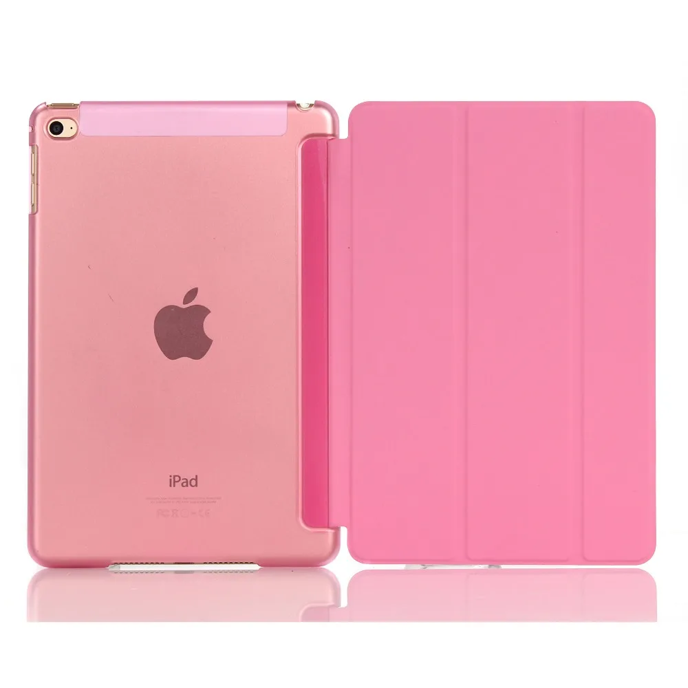 GOOYIYO - 2018 New Case For iPad Mini 4 Original PU Leather Case Matte Back Protect Shell Trifold Stand Ultra Slim Smart Cover GOOYIYO - 2018 New Case For iPad Mini 4 Original PU Leather Case Matte Back Protect Shell Trifold Stand Ultra Slim Smart Cover