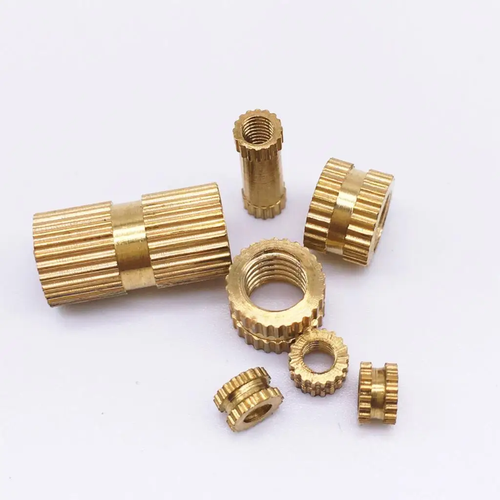 

M2.5 Insert Nuts Brass Knurled Round Nutsert Insert-nuts Metric