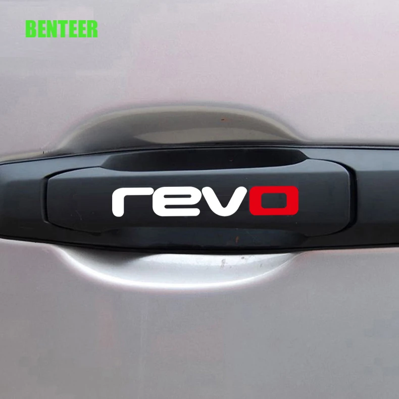 

4pcs car door handle s sticker for volkswagen golf 6 golf 7 polo Sagitar B6 R36 B7L CC Touran Passat b8
