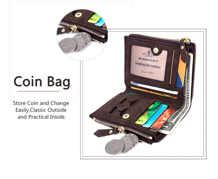 Кошелек RFID Theft Protect Coin Bag кошелек на молнии кошельки для мужчин с молниями волшебный кошелек Роскошные мужские кошельки и кошельки