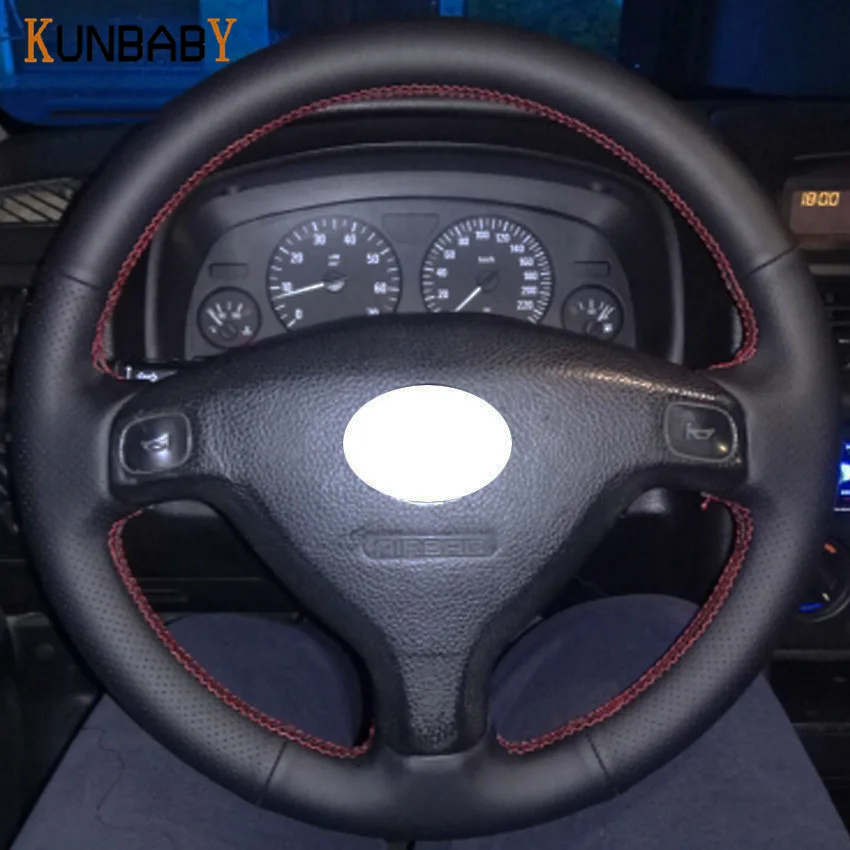 KUNBABY Micro Fibre Авто Кожаный чехол на руль для Chevrolet Sail 2004-2009 Opel Astra G H 1998-2007 Старый Opel Zafira