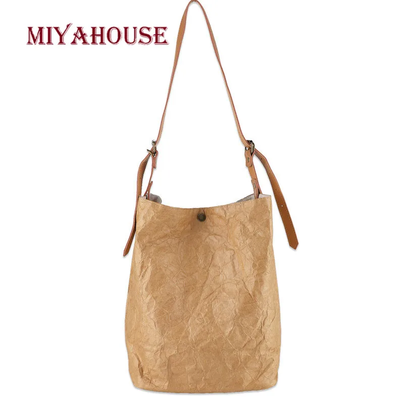 Miyahouse خمر قماش حقيبة كتف ل الإناث 2019 عارضة بلون حقيبة المرأة الأزياء أضعاف مفتوحة جيب حقيبة يد للتسوق