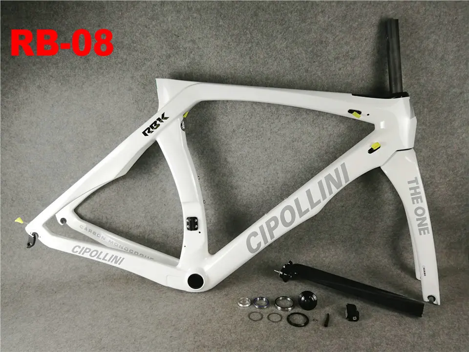 Perfect Sliver Frame Cipollini RB1K THE ONE Shiny RB1000 T1100 carbon fiber road bike bicycle frame set 36