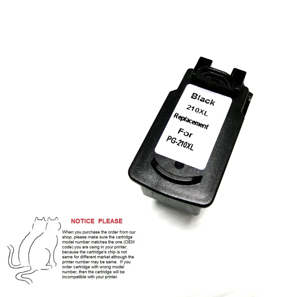 YOTAT remanufactured ink cartridge PG210 PG 210 PG 210XL for Canon PIXMA MX320 MX330 MX340 MX350