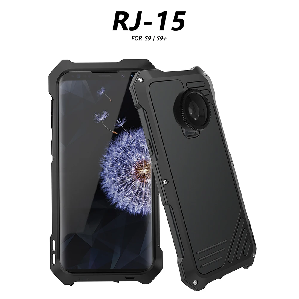 Для samsung galaxy S9 S9 PLUS ударопрочный роскошный doom armor Dirt Shock 3 противоударные металлические алюминиевые Чехлы для мобильных телефонов с объектив камеры
