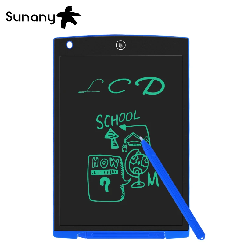 Sunany 12''Writing Tablet доски для записей для детей и взрослых lcd цифровой рисунок портативные ультра-тонкие подушечки для рукописного ввода