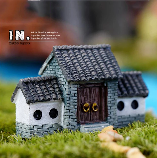 Casa de estilo chino clásico decoración de césped miniaturas micro jardÃn figuras juguetes diy accesorios adornos.jpg 640x640.jpg