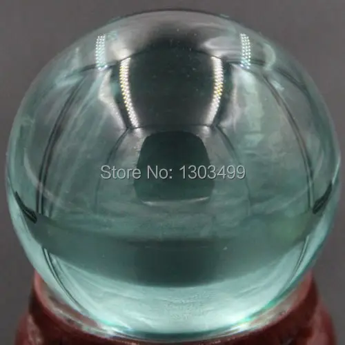 

40MM Nice Gemstone Ocean Blue Obsidian Sphere Crystal Ball Chakra Healing Reiki Stone Carving Crafts W/Stand