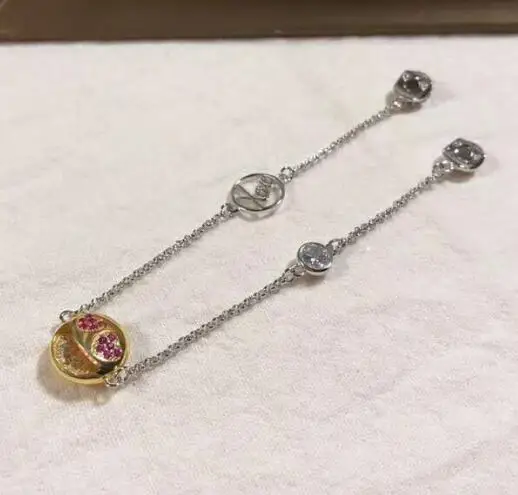 

High Quality 925 Sterling Silver Bracelet Austrian Crystal Smiling Charms Women Girls Bangles Jewelry Nice holiday Gifts