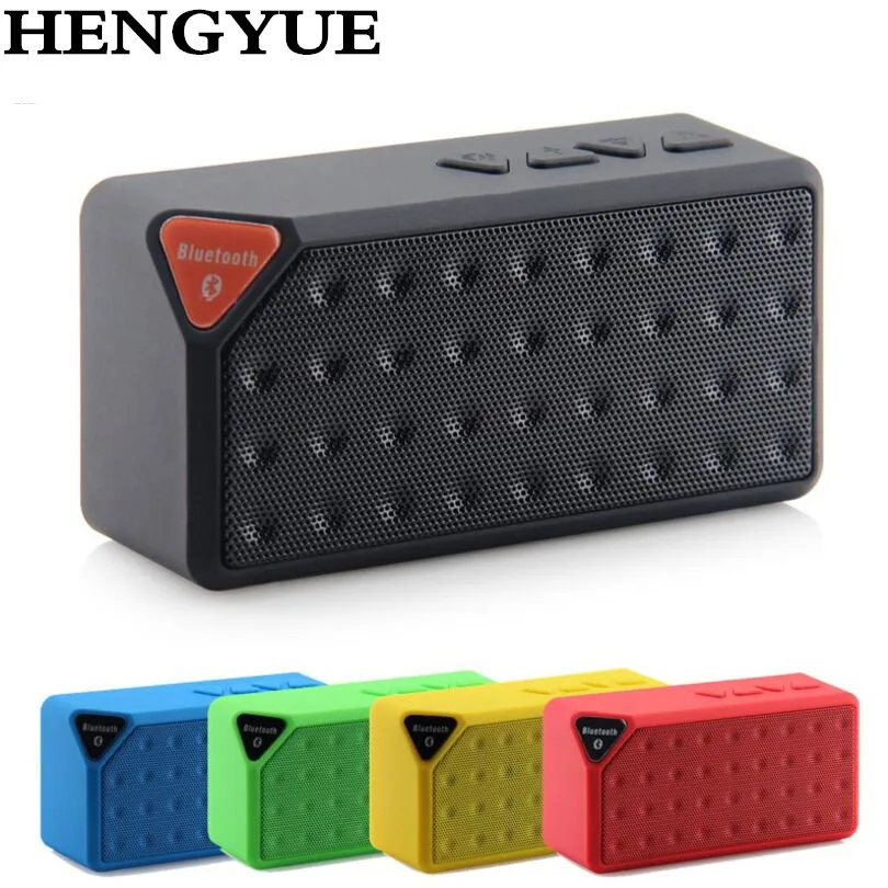 Bluetooth Колонка 20 шт./лот Mini X3 портативная беспроводная гарнитура TF FM радио