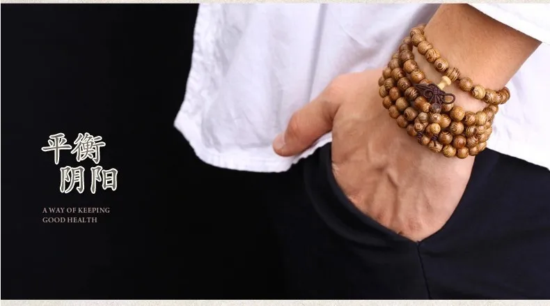 Sennier венге четки браслеты для мужчин тибетский буддийский Мала Браслет Будды 108 четки деревянный браслет wo мужские ювелирные изделия