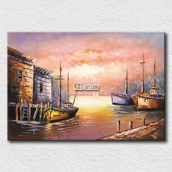 

Pictures sea scenery oil paintings seascape prints canvas picture on the office room wall decoration
