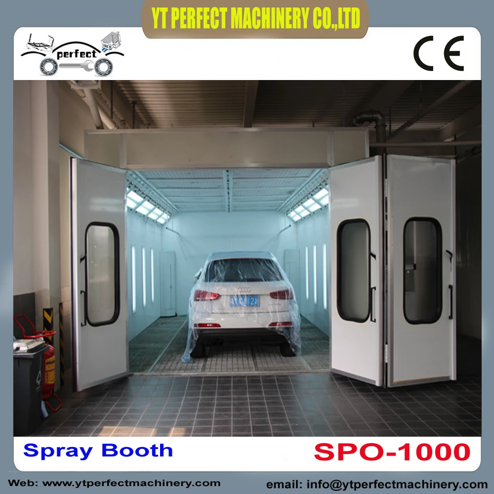 Spo 1000 車のスプレーブース価格中古車販売のためペイントブーススプレー焼くブース販売のため Car Paint Paint Carspray Car Aliexpress