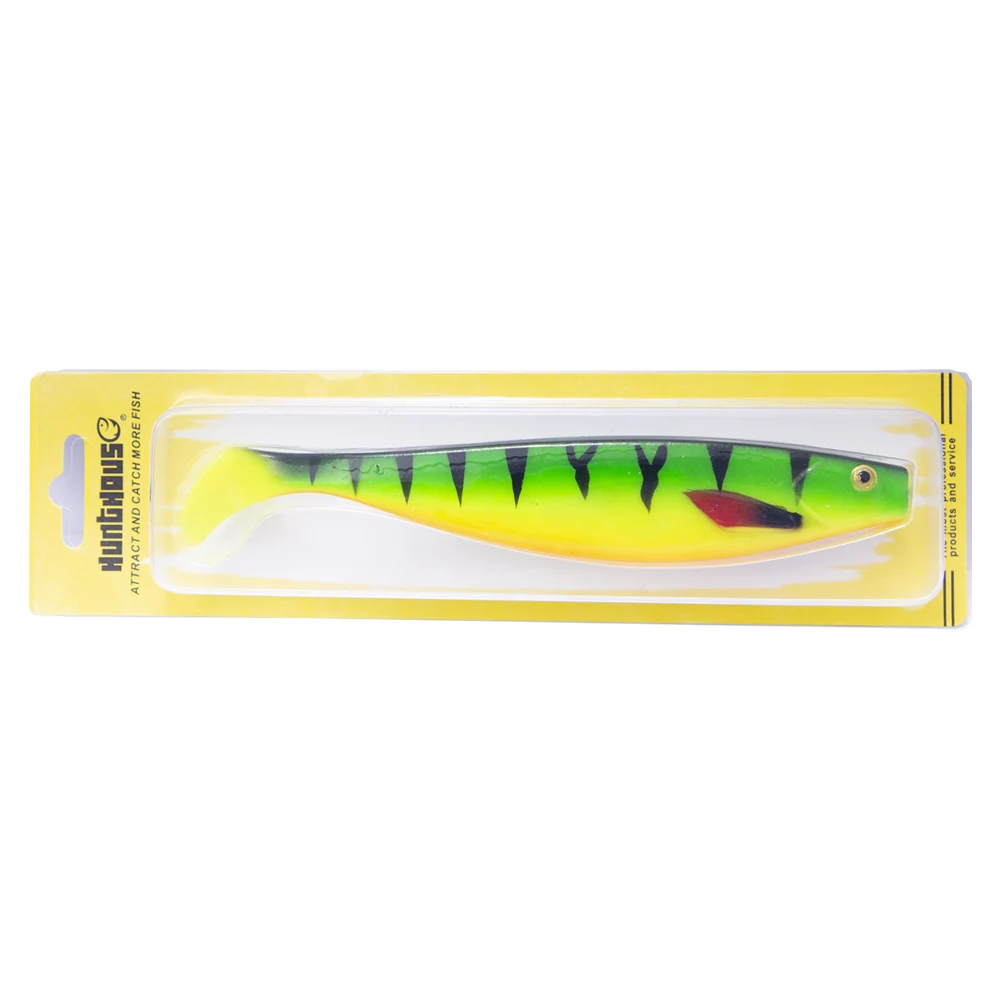 Hunthouse рыболовная Мягкая приманка berserk giant shad pike зимние большие мягкие приманки большая Мягкая приманка профессиональная рыболовная приманка японские мускусы - Цвет: 001