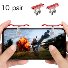 10 пар держатель мобильного игрового контроллера геймпад для PUBG L1/R1 шутер триггер Кнопка огня цель ключ стрельба для iphone