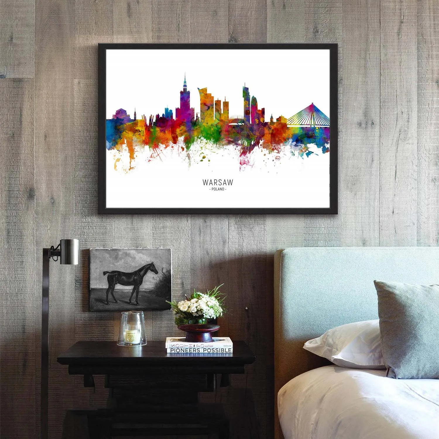 

Warsaw Poland Washington DC Wellington Wichita Kansas Wilmington Winterthur Landscape Map Posters No Frame
