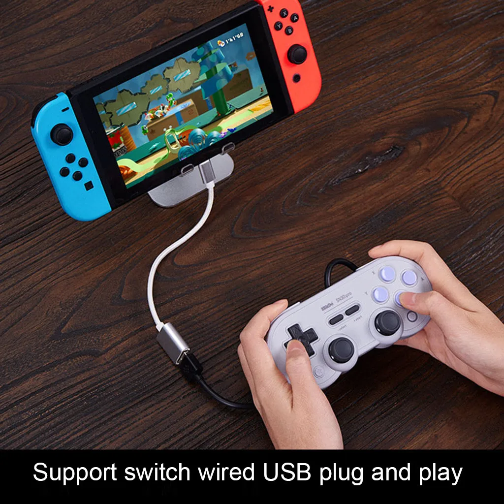 

Controller SN30 Pro Wired USB Gamepad Controller With Vibration For NS Switch Windows Gamepad геймпад триггеры handle Joystick