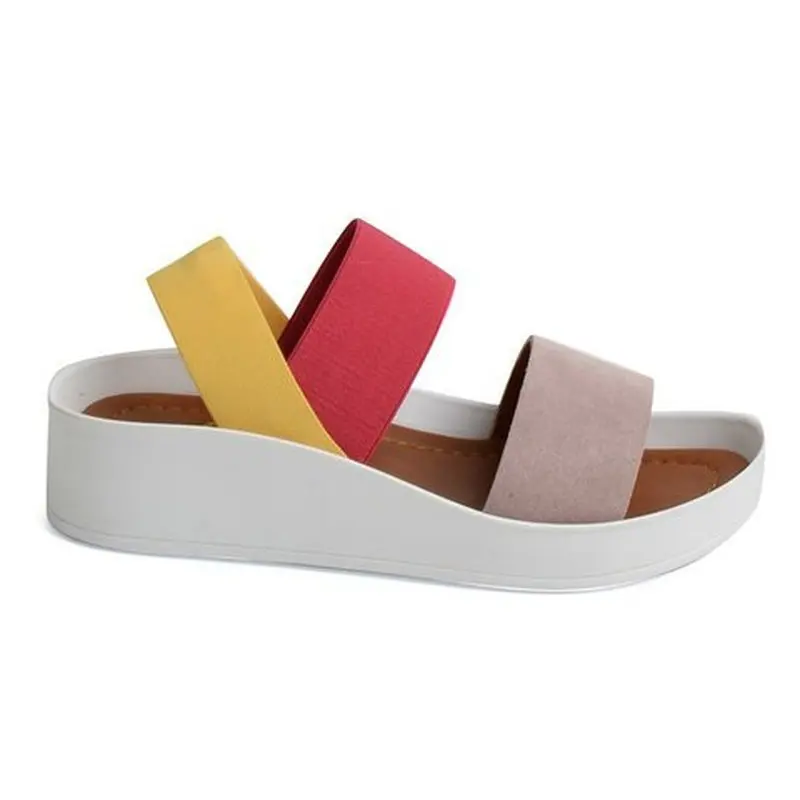 Sandalias mujer/женские летние босоножки на низком каблуке сандалии гладиаторы из