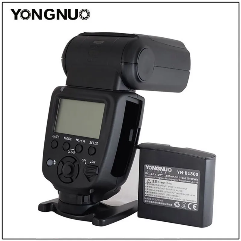 Yongnuo YN860Li Универсальный беспроводной Master Slave Вспышка Speedlite Литиевая Батарея Вспышка светильник для Nikon Canon D5300 D7100 D7200