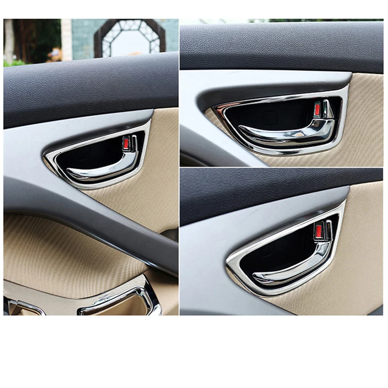 Для Hyundai Elantra 2012 2013 2014 2015 Автомобильный декоративный стикер для интерьера из