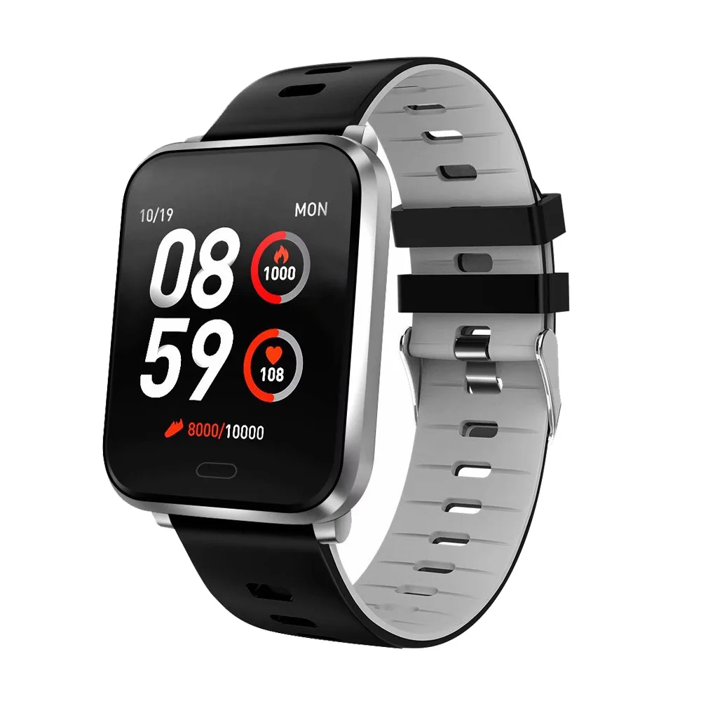 

K10 Bluetooth Smart Watch Men IP68 Waterproof Heart Rate Fitness Tracker Message Call Reminder Multiple Sport Smartwatch