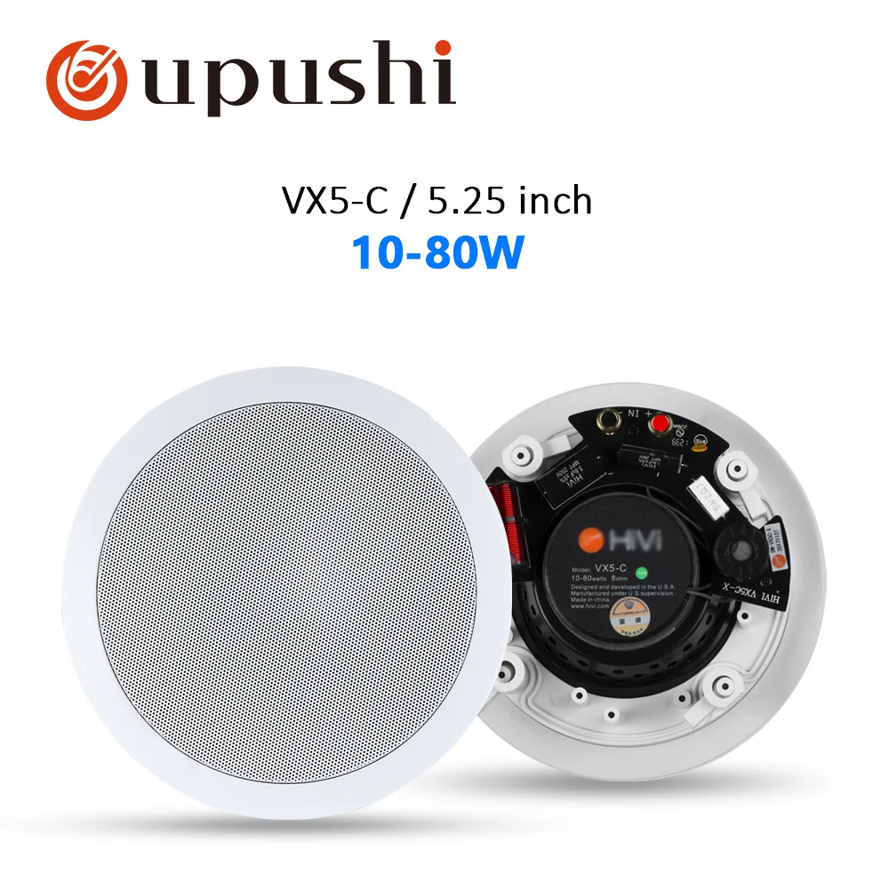 Oupushi A3+ VX5-C в настенный усилитель хост 5-дюймовый потолочный динамик отличное качество звука altavoz techo акустическая система
