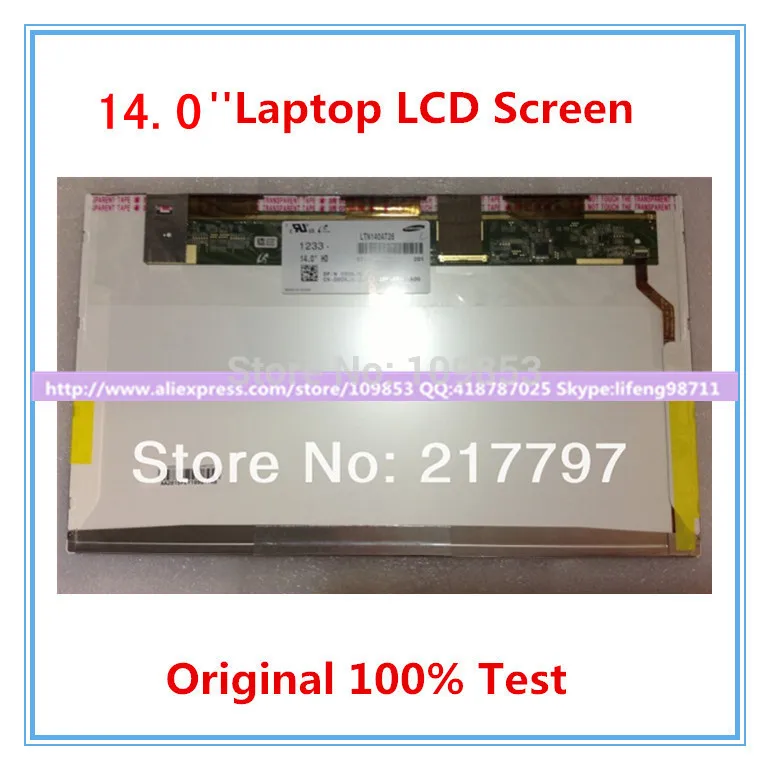 

ЖК-экран для ноутбука Asus a43s x84h x/k42j/jz a40j X44H X43B/s F83VF 14 дюймов 1366*768 40pin