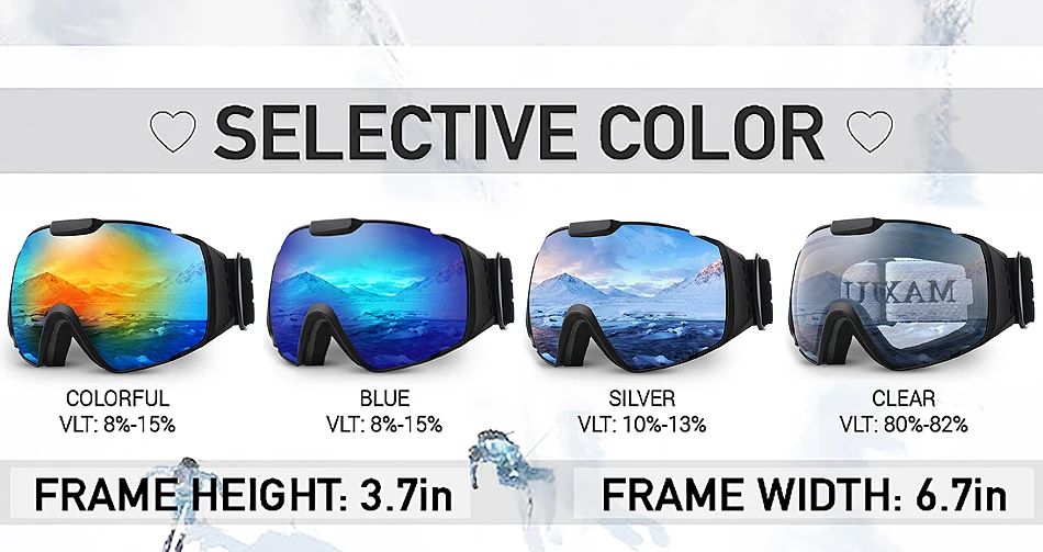 anti fog ski goggles