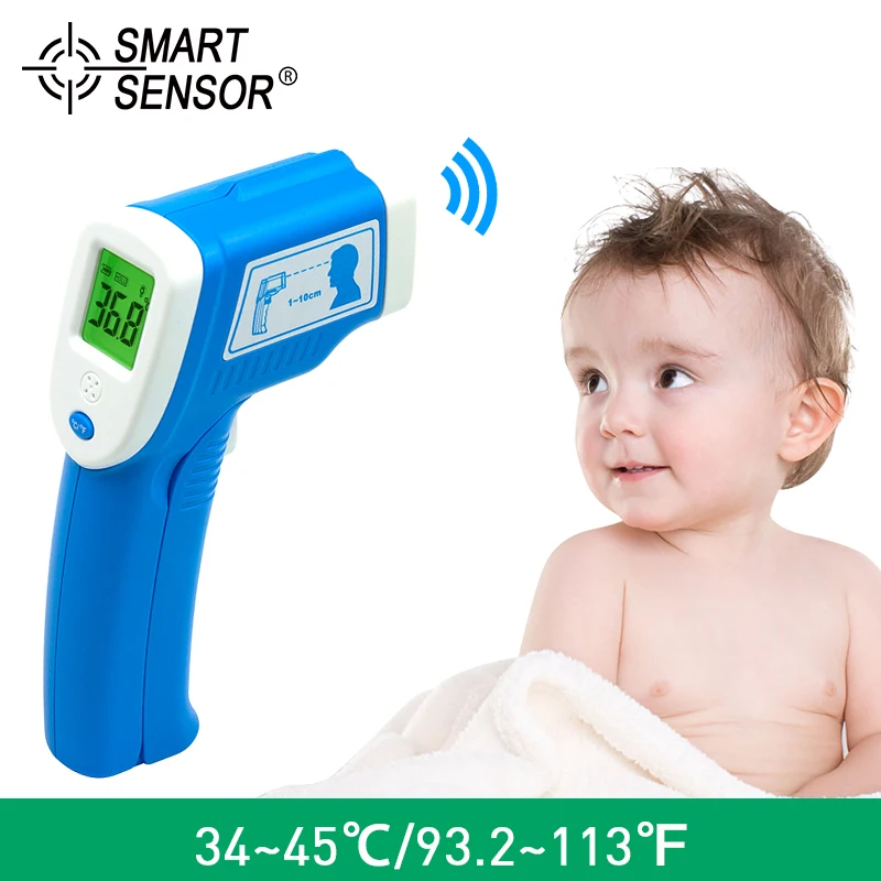 Baby ir infrared digital thermometer lcd display non contact laser