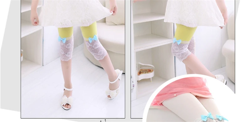 toddler girls child legging with lace06