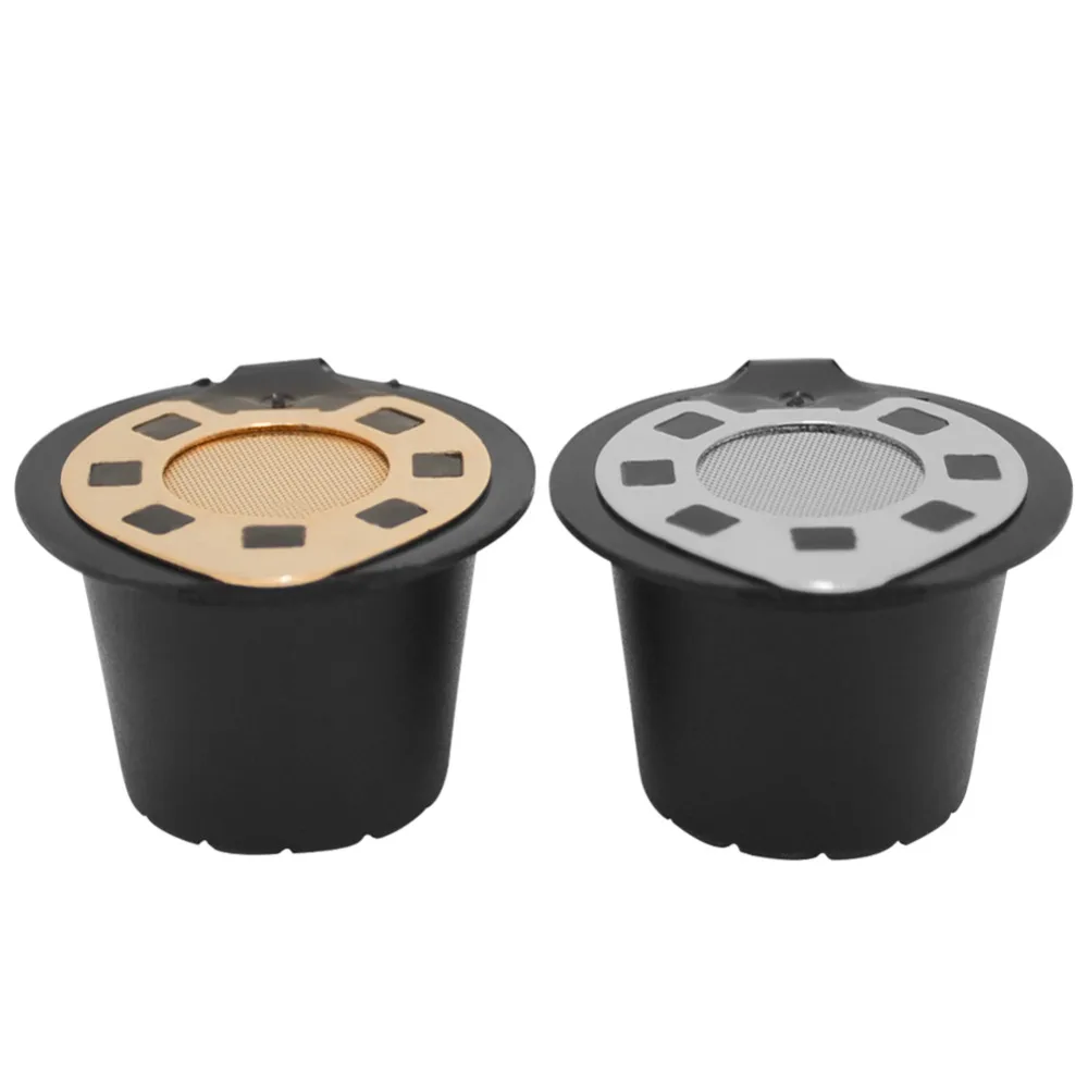 

1Pc New Coffee Filter Baskets Capsules Reusable Refillable Coffee Capsules Filter coffee capsule Mini Cup For Nespresso Machine