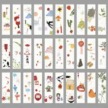 30 шт творческий Китайский стиль бумажные закладки Картина Открытки Ретро красивые закладки в коробке памятные подарки