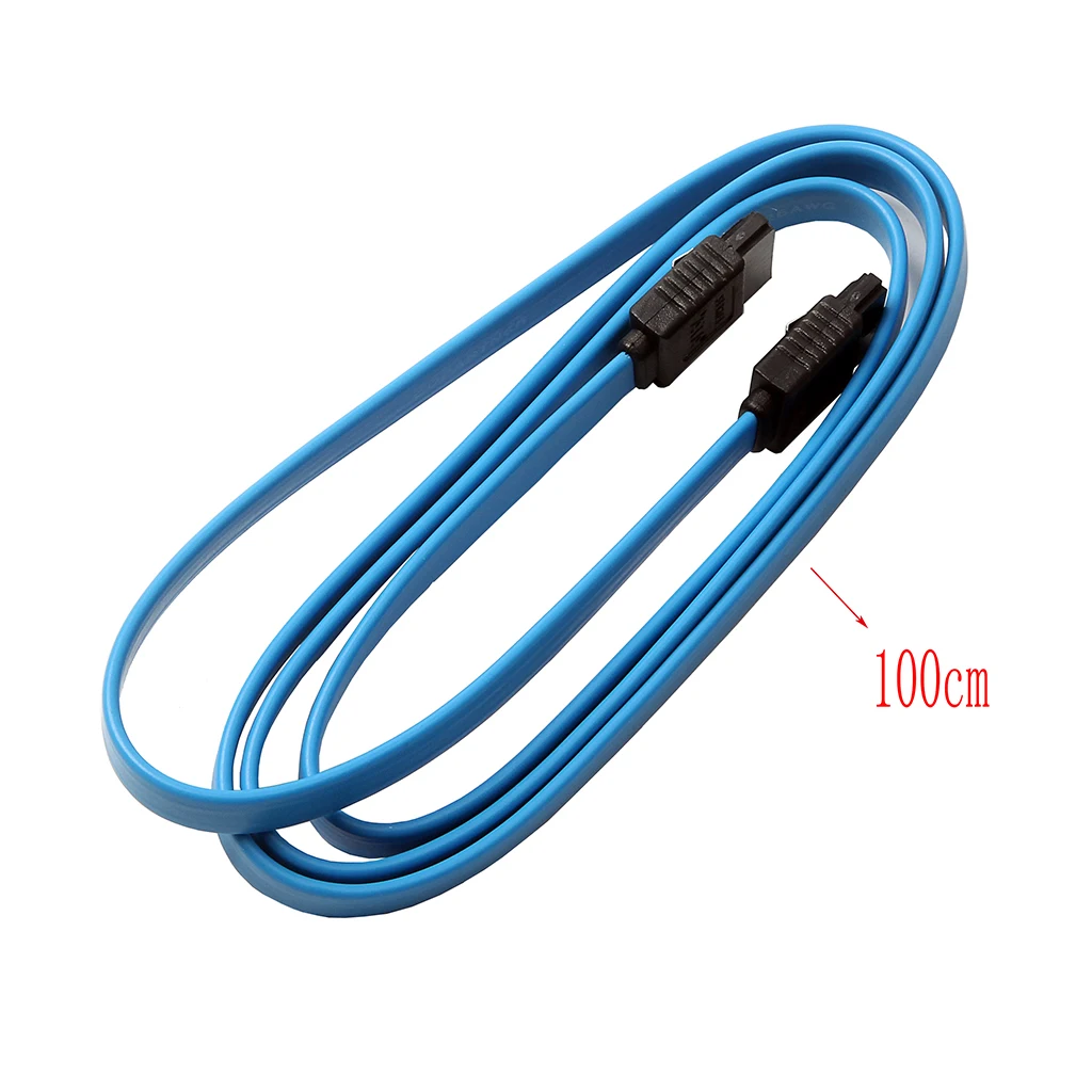 5pcs 1M SATA 3.0 III SATA3 SATAiii High Speed 6GB/s Data Cable Cord Blue
