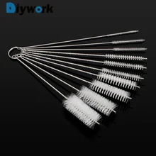 DIYWORK 10 шт./компл. комплект нейлоновых кистей домашний инструмент для чистки кухни для Бытовая бутылка для чистки труб
