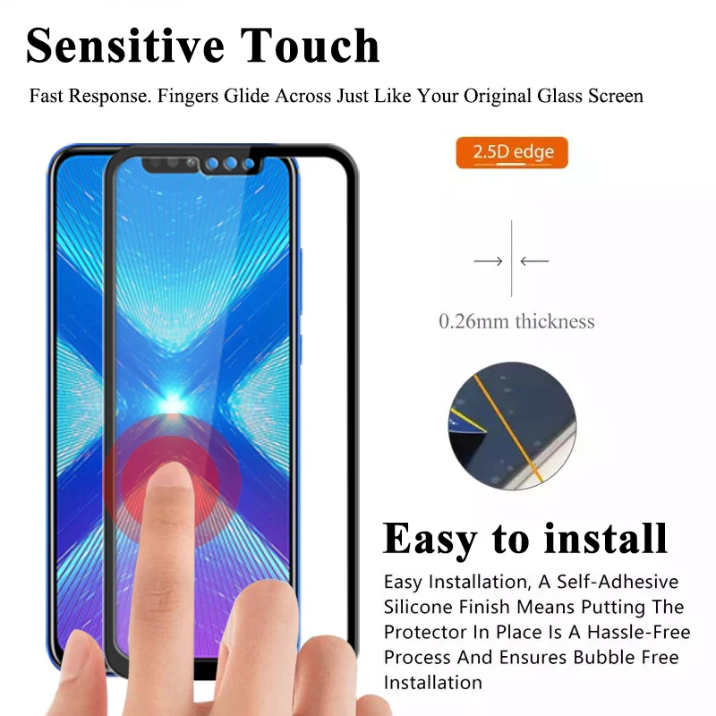 Бронированный лист для Huawei Honor 8X закаленное стекло Max 8xmax защитная пленка экрана X8