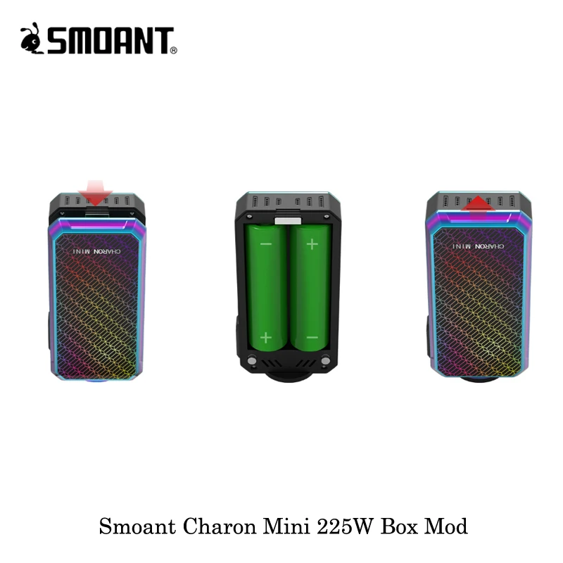 Оригинальный Smoant Charon мини бокс мод 225 Вт вейп электронные сигареты Питание от
