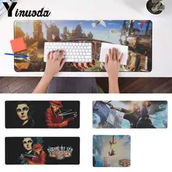 Yinuoda Прохладный Новый Bioshock Infinite большой Мышь pad PC компьютер коврик Размеры для 18x22 см 30x90 см 40x90 см