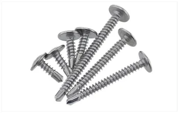 

410 stainless steel drilling screws round head truss drilling screws with padded M4.2 M4.8 screws