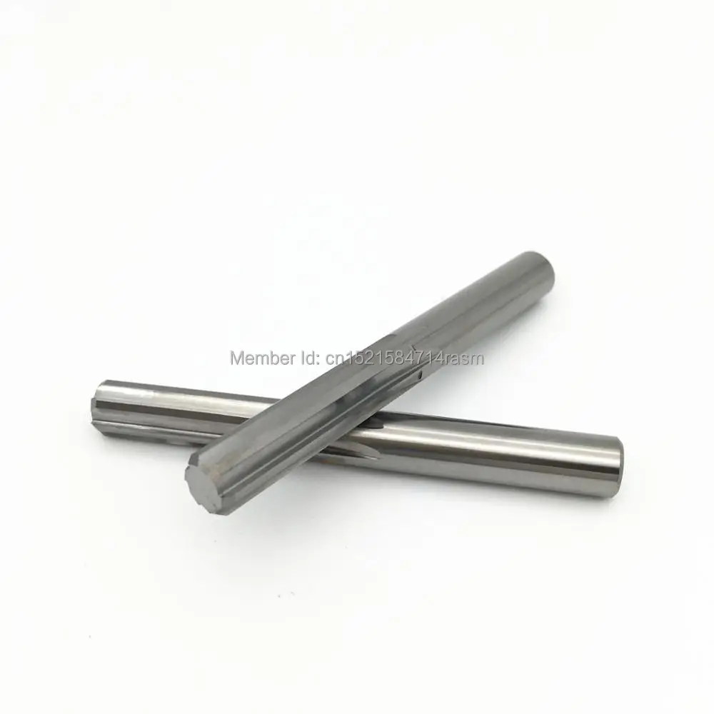 

KLOT Solid Carbide Chucking Machine Reamer 4.5 5 5.5 6mm H7/H8/H9 Straight Flute HRC50
