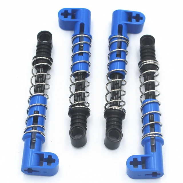 Self-Locking Bricks MOC Building Blocks Technical parts 4pcs Technical Shock Absorber 9.5L (Hard Spring) compatible with Lego 4