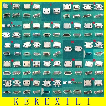 

125X Hot selling Universial 25models Micro USB Charging port jack connector socket For Lenovo HUAWEI HTC ZTE ...ect