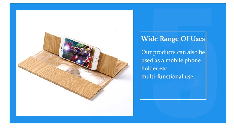 Мобильный увеличитель для экрана телефона кронштейн 3D HD видео усилитель складной увеличенный стенд для видео мобильного телефона держатель Автомобильный держатель