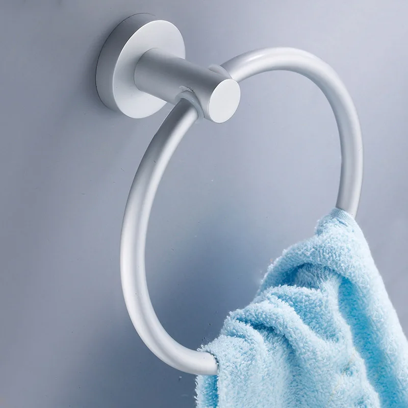 

Space Aluminum Towel Ring Hand Towel Hanging Ring All-in-One Space Aluminum Matte Towel Ring Store