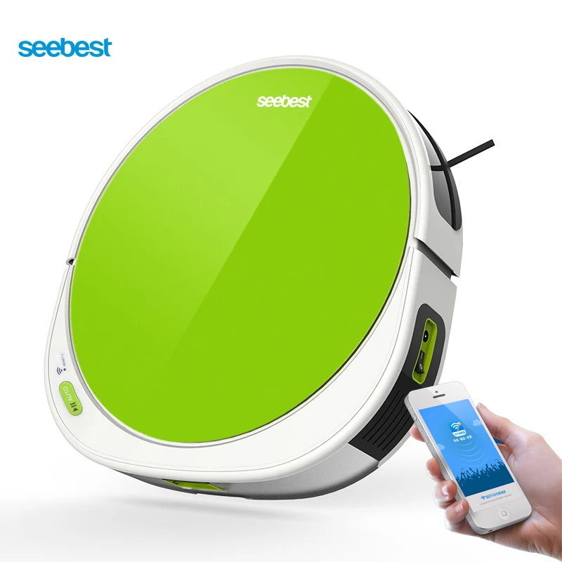 

Seebest Peas 1.0 F780/F780A Robotic Vacuum Cleaner WIFI APP Control, V Type Rolling Brush or Suction Inlet for Choice