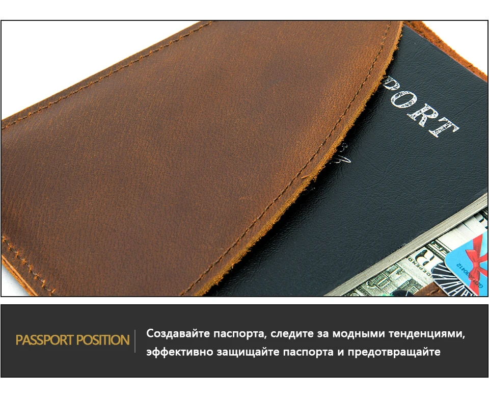 Мужской кошелек WESTAL из натуральной кожи, держатель для фото, держатель для карт, для путешествий, кошелек для паспорта с карманом на молнии, сумка-клатч 8709