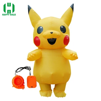 

Pikachu Inflatable Costume Halloween Costumes For Adult Inflatable Pikachu Cosplay Outfits Popular Cosplay Costume New Style
