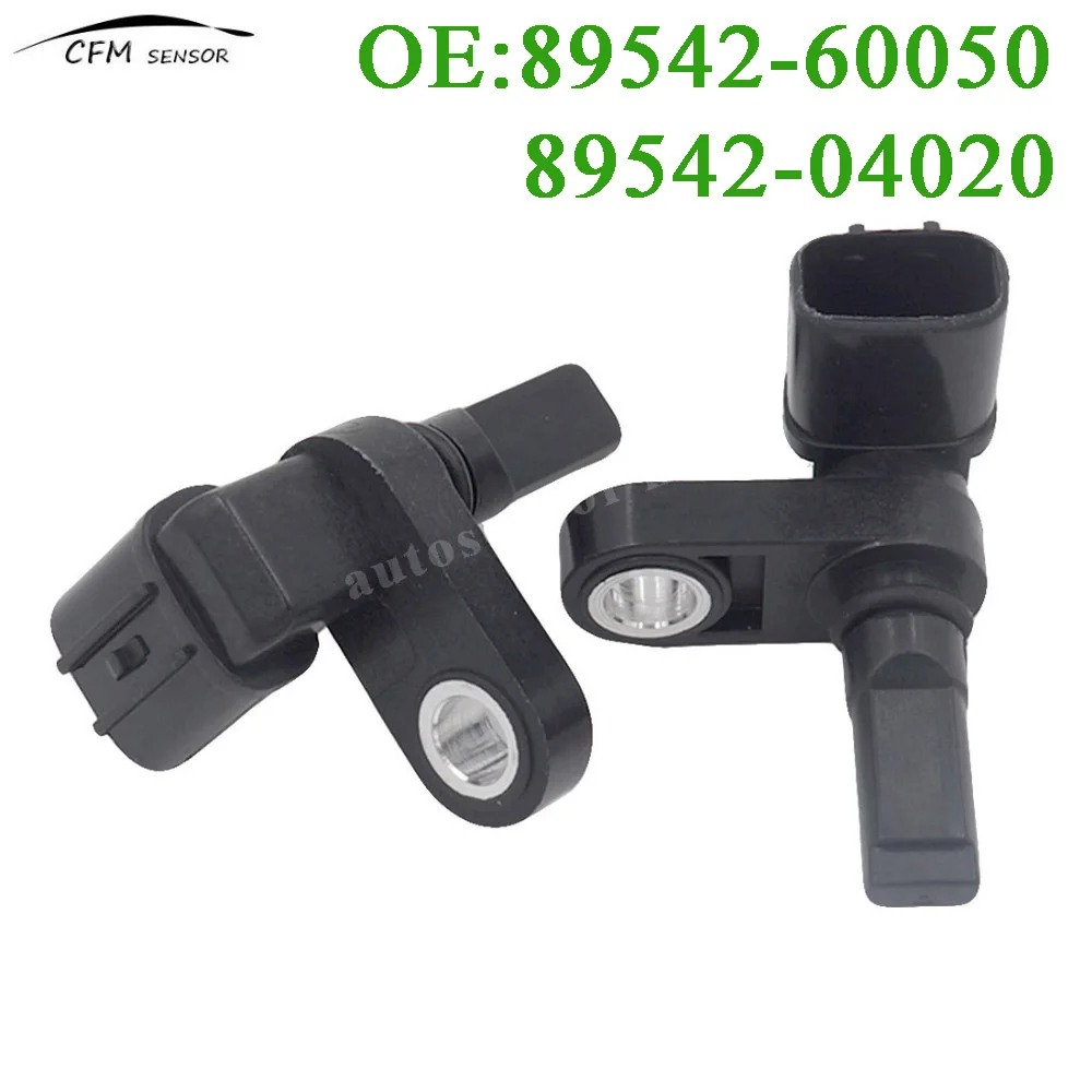 New 2pcs 89542 60050 & 89542 04020 ABS Wheel Speed Sensor Fit Toyota