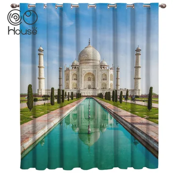 

COCOHouse Taj Mahal Thailand Window Treatments Curtains Valance Room Curtains Large Window Curtain Lights Bathroom Outdoor