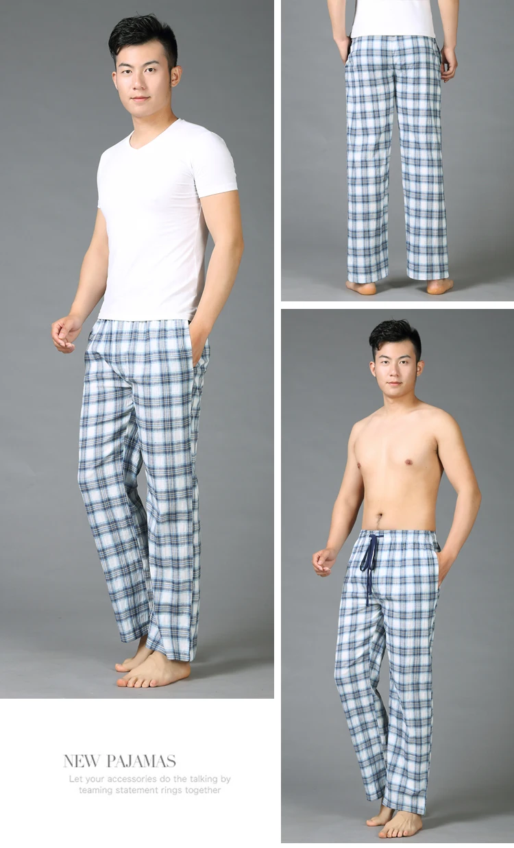 Men's Fine Cotton Sleepwear Trousers Design 1